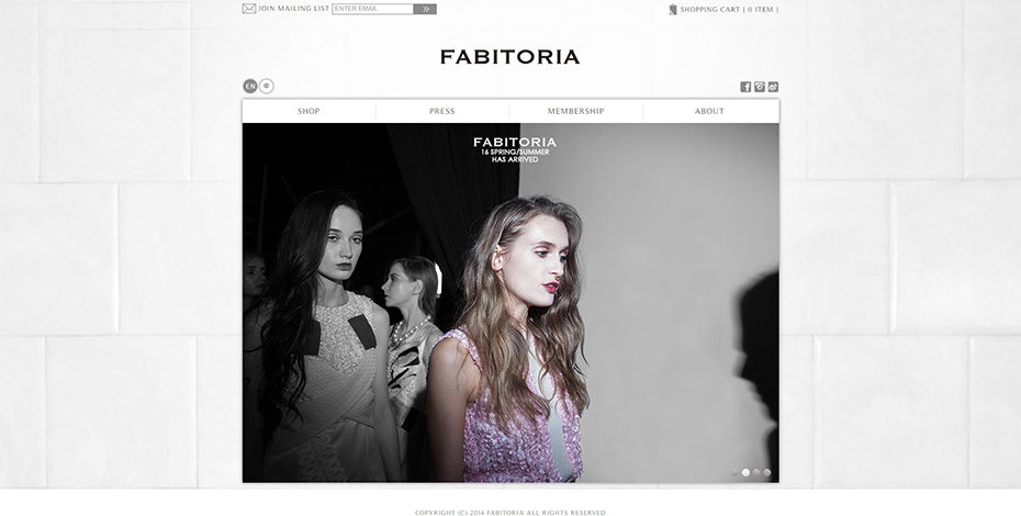 FABITORIA - 墨宇網頁設計精選案例