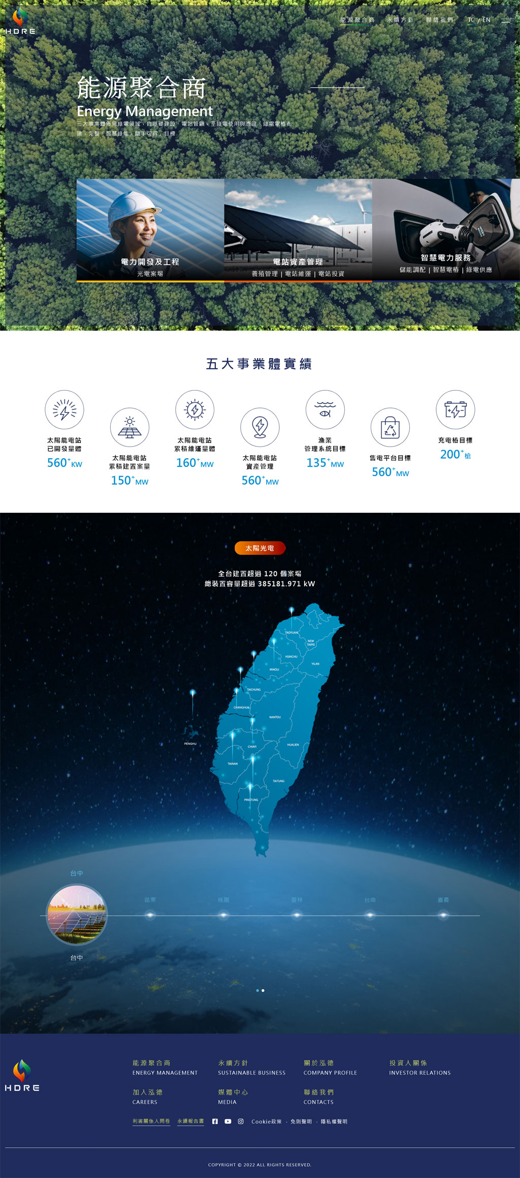 泓德能源科技股份有限公司 - 墨宇網頁設計精選案例